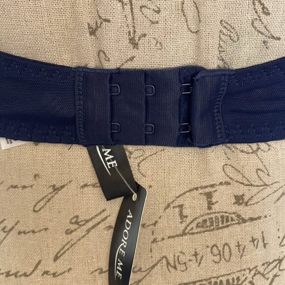 Adore me Womens Push up Padded Bra size 36DD Floral Underwire Lace  Sexy NWT - Picture 8 of 12